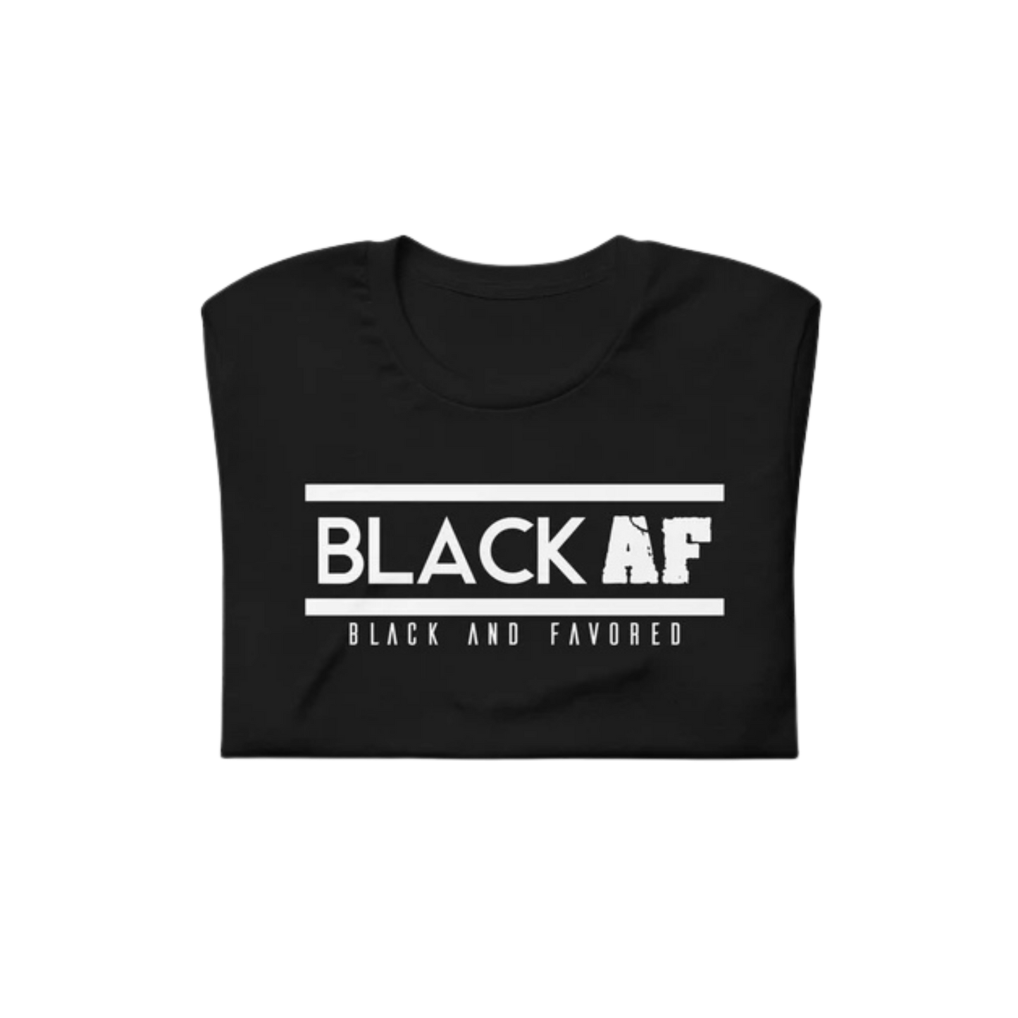 Black and Favored classic t-shirt with white logo